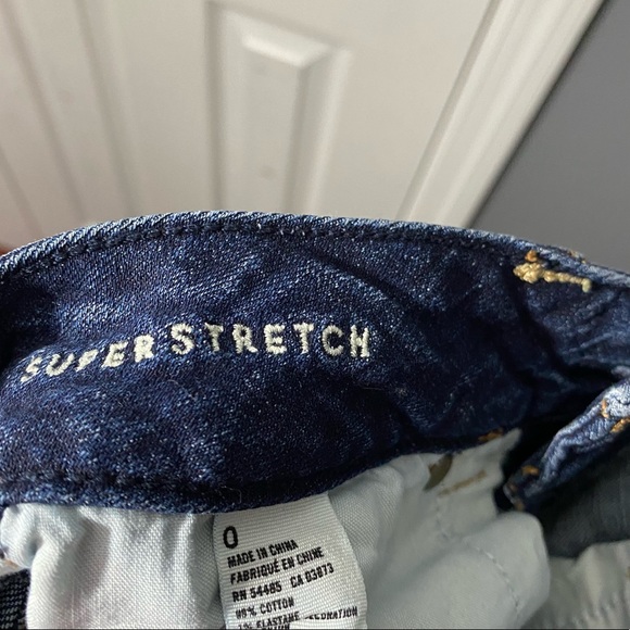 American Eagle Super Stretch Jean Shorts in Dark Wash - Picture 5 of 6